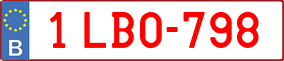 Truck License Plate